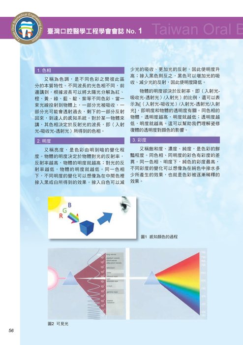 台灣口腔醫學工程學會雜誌1 台灣口腔醫學工程學會雜誌1